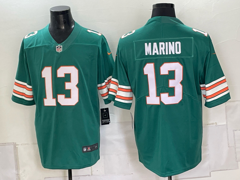 Men Miami Dolphins #13 Marino green Limited Nike NFL Jersey 0907002->toronto blue jays->MLB Jersey
